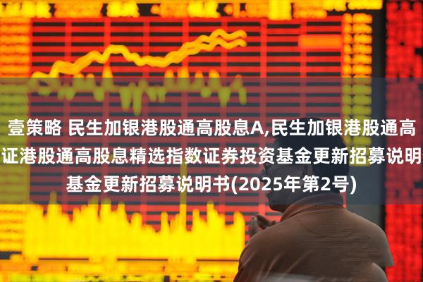 壹策略 民生加银港股通高股息A,民生加银港股通高股息C 民生加银中证港股通高股息精选指数证券投资基金更新招募说明书(2025年第2号)